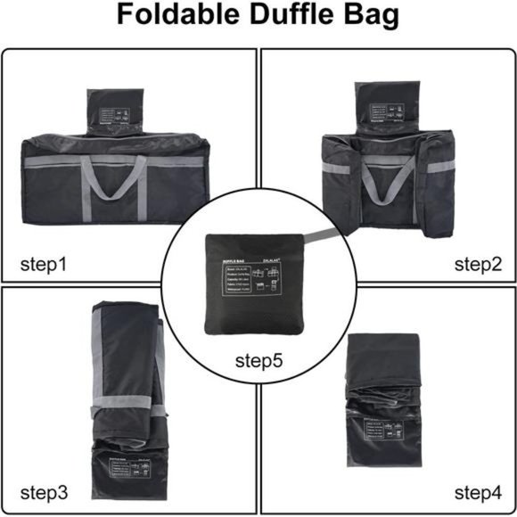 96l Foldable Extra Large Duffel bag Lightweight - Picture 4 of 6